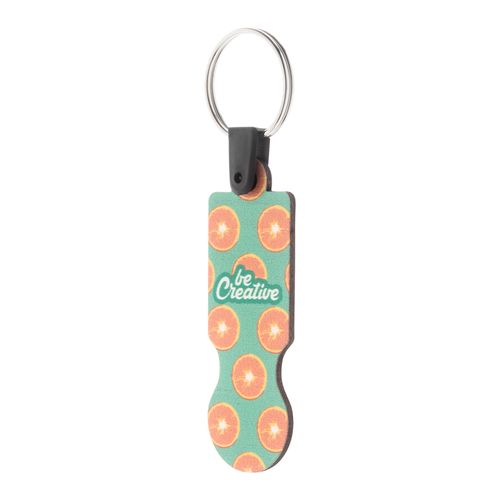 [AP716885] Custom Made Trolley Munt Sleutelhanger ColoCart Eco