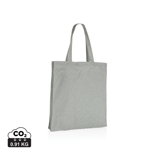 Impact AWARE™ gerecycled katoenen draagtas met bodem 145gsm