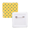 Pin-Knop Badge SquareBadge Maxi