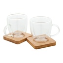 Glazen Espresso Kopjes Set Mocaboo