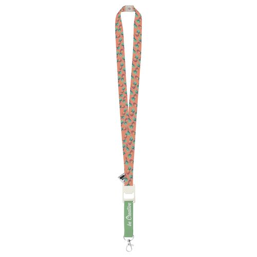 Custom Made Sublimatie Lanyard Subyard Drink Safe Eco