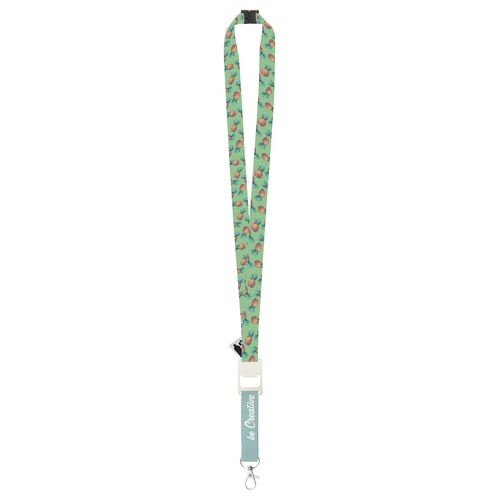 Custom Made Sublimatie Lanyard Subyard Drink Safe RPET