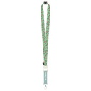 Custom Made Sublimatie Lanyard Subyard Drink Safe RPET