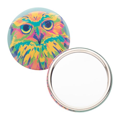 [AP718221] Button Met Pin En Spiegel BeautyBadge