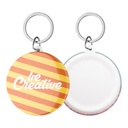 Button Sleutelhanger Met Pin KeyBadge Maxi